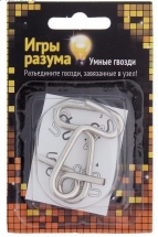 Головоломка Игры разума "Умные гвозди" № 1, уровень сложности 1 Головоломка Игры разума "Умные гвозди" № 1, уровень сложности 1