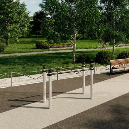 Брусья параллельные СВС-10 (Алюминий), фото 1