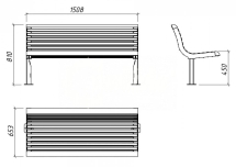 Скамейка TORUDA 057