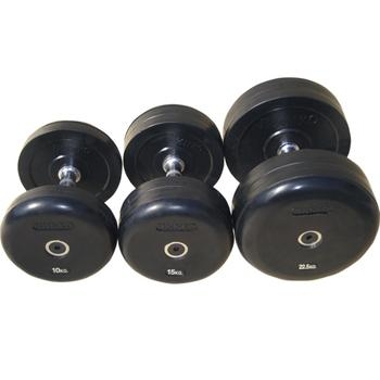 Гантель фиксированная,обрезиненная 10 кг. 75074-10, фото 1