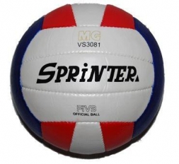 Мяч волейбольный Sprinter (шитый, трёхцветный) VS3081 NEW!