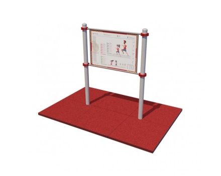 Информационная стойка с описанием нормативов испытаний YSK-16.1286, фото 1