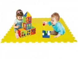 Игровой коврик 4-х секционный Pilsan Eva Play Mat 50х50 см. x 10 мм. (03-435-T), фото 2