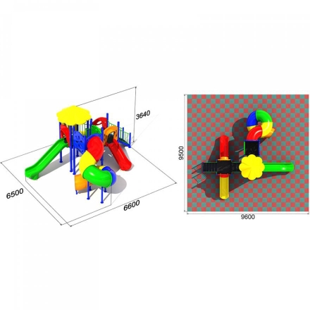 Детская игровая площадка Спираль 2.3, фото 3