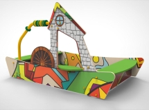 Песочный дворик корабль, паттерн &quot;Этник&quot; ПС024.01.01.01