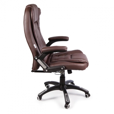 Офисное массажное кресло Calviano Veroni 53 (коричневое), фото 7