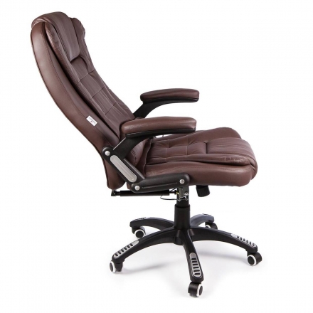 Офисное массажное кресло Calviano Veroni 53 (коричневое), фото 6