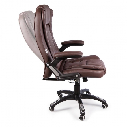 Офисное массажное кресло Calviano Veroni 53 (коричневое), фото 5