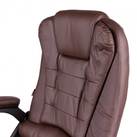 Офисное массажное кресло Calviano Veroni 53 (коричневое), фото 3