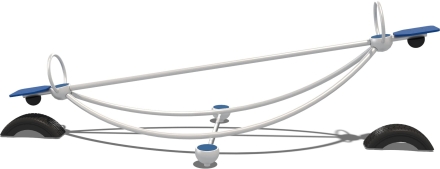 Качели-балансир Лодочка Fairytale КЧ002.00.2 для детской уличной площадки, фото 3