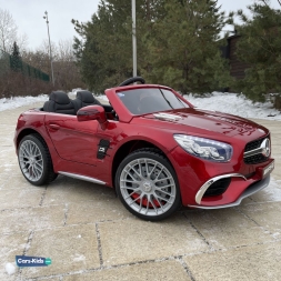 Электромобиль Mercedes-Benz SL65 AMG красный, фото 10