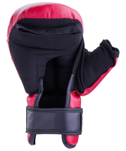 Перчатки для рукопашного боя HSIF RF3108, 8oz, к/з, красный Перчатки для рукопашного боя HSIF RF3108, 8oz, к/з, красный