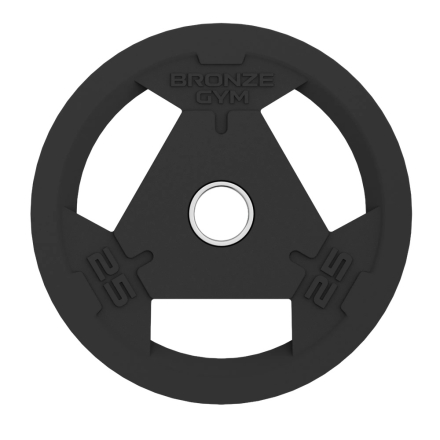 Диск олимпийский BRONZE GYM обрезиненный 25 кг, фото 1