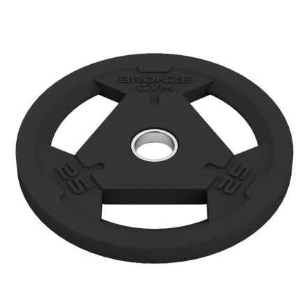 Диск олимпийский BRONZE GYM обрезиненный 25 кг, фото 2