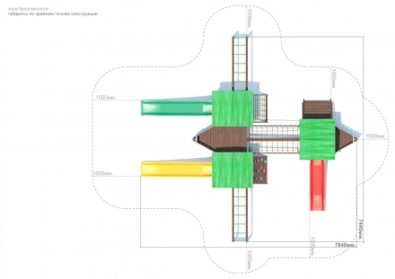 Детский игровой комплекс серия I модель 1, фото 6
