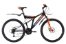 Изображение товара Велосипед Black One Phantom FS 26 D чёрный/оранжевый/голубой 16