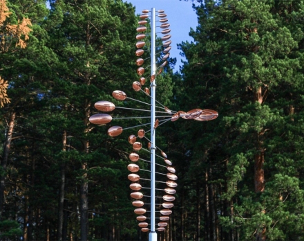 Медная скульптура Торнадо Малый размер, фото 1