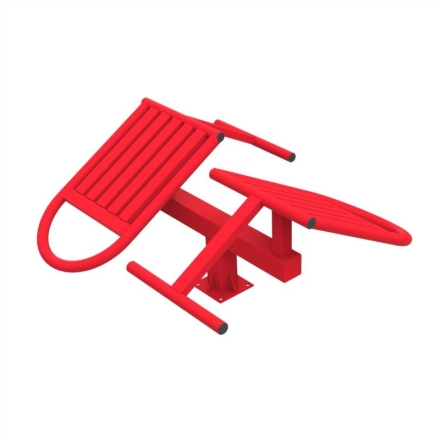 Уличный тренажер &quot;Скамья для пресса двойная&quot;, фото 3