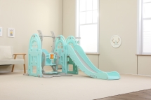 Горка + качели "Замок" PS-047-М ментол Горка + качели "Замок" PS-047-М ментол