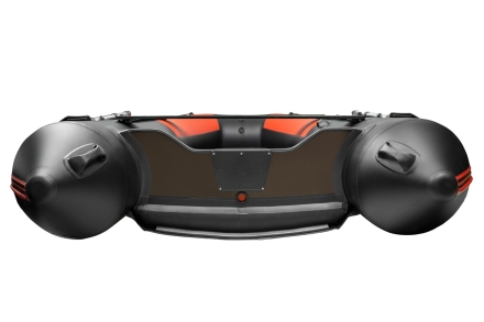 YACHTMAN-360 НДНД (Яхтман) красный-черный (лодка ПВХ нднд под мотор с усилением), фото 6