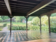 Современная беседка ГОРИЗОНТ ЛОНГ