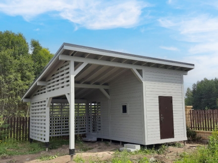 Навес для машин САЛБИ Базовая комплектация, фото 1