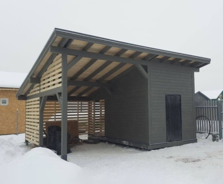 Навес для машин САЛБИ Базовая комплектация, фото 3