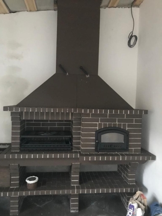 Печь Аристократ 760 Прямоугольный кирпич желтый, фото 2