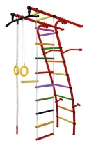 Спортивный комплекс &quot;Формула здоровья&quot; &quot;Стелла-1С Плюс&quot; красный/радуга