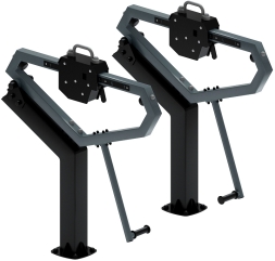 Приседания (серый) - Уличный тренажер - СТ 025-13.П, фото 1