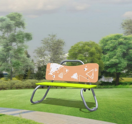 Скамейка со спинкой Romana 057.58.00, фото 3