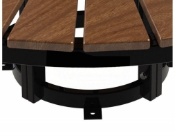 Скамейка вокруг дерева или столба TORUDA 020 без кашпо, фото 5