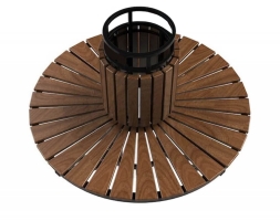 Скамейка вокруг дерева или столба TORUDA 020 без кашпо, фото 4