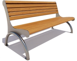 Скамейка парковая Берлин, Сосна 1,5 м, фото 4