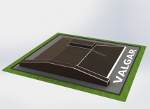 Средний фанбокс с наклонной гранью, рейлом и грайндбоксом