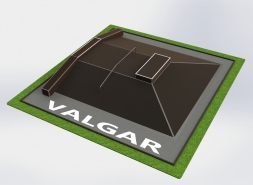 Средний фанбокс с наклонной гранью, рейлом и грайндбоксом, фото 1