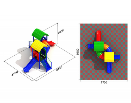 Детский игровой комплекс Марафон 2, фото 3