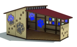 Теневой навес Котята для улицы