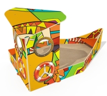 Песочница &quot;Кораблик&quot;, паттерн &quot;Этник&quot; ПС030.01.01.17