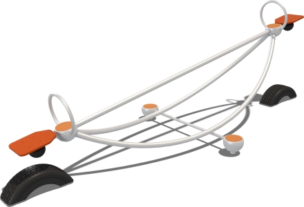 Качели-балансир Лодочка Vector КЧ002.00.10 для детской уличной площадки, фото 1