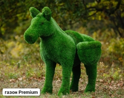 Топиари Ослик с кашпо газон Deluxe, фото 7