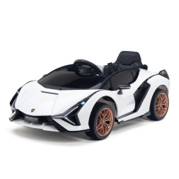 Электромобиль Lamborghini Sian 4WD белый, фото 5