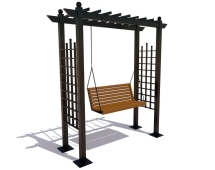 Качели Арт, лиственница