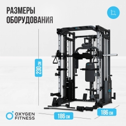 Многофункциональный силовой комплекс со встроенными весовыми стеками OXYGEN FITNESS LORRY, фото 16