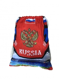 Мешок-рюкзак RUSSIA (40х48см, полиэстер, хлопок)