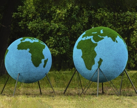 Топиари Два глобуса - газон Eco, фото 1