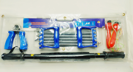 Набор 4-в-1 гимнаст (твистер, эспандеры: кисть, пружинный, скакалка), фото 1