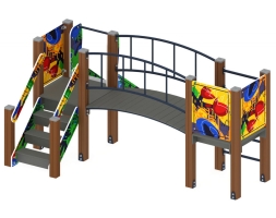 Детская игровая площадка Карапуз Граффити ДИК 1.001.03-03 Н=750, фото 3 Детская игровая площадка Карапуз Граффити ДИК 1.001.03-03 Н=750, фото 3