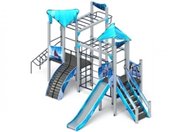 Детская игровая площадка Волшебный город (Снежная королева) ДИК 2.19.01-02 Н=1500, фото 3