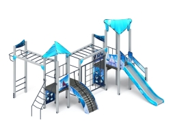 Детская игровая площадка Волшебный город (Снежная королева) ДИК 2.19.01-02 Н=1500, фото 1